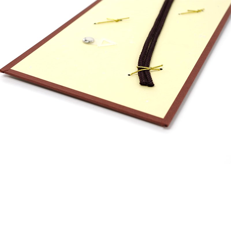 papírový závěs na 3 malé šikiši modrý